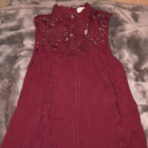 Altar’d State lace neckline dress